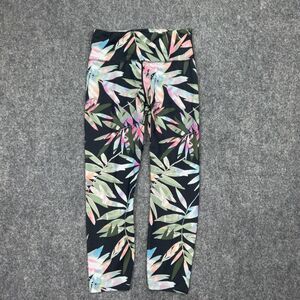 Joy Lab Pants Womens Size Small Floral Capri Leggings Gym Yoga